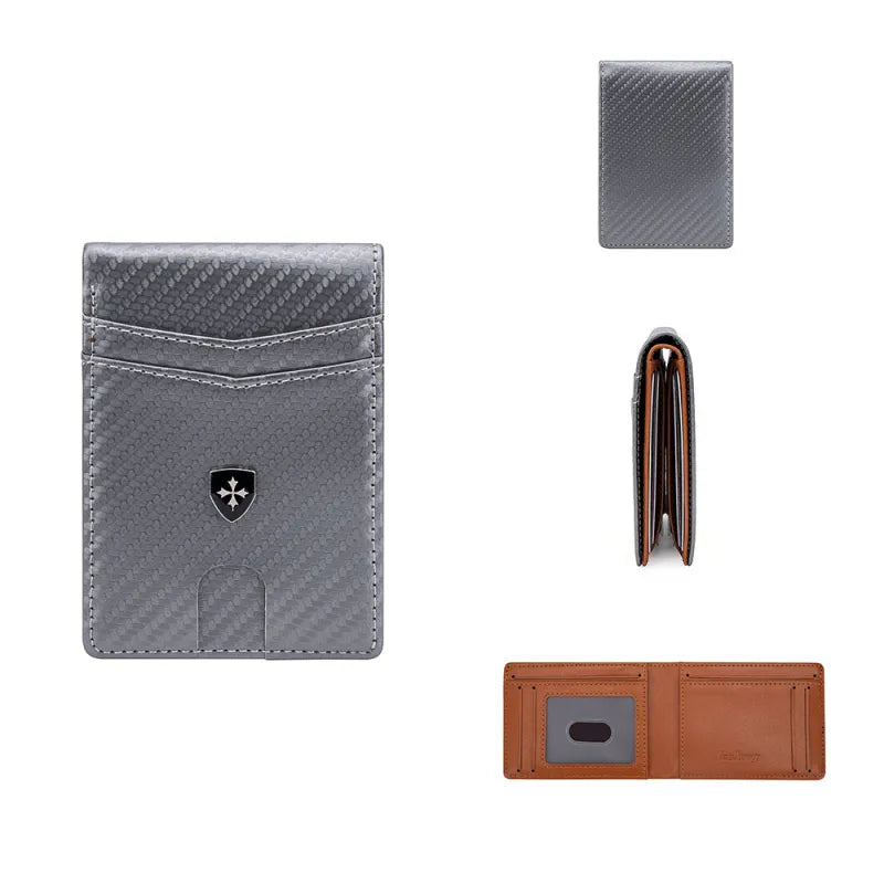 Classic Slim Leather Wallet for Men
