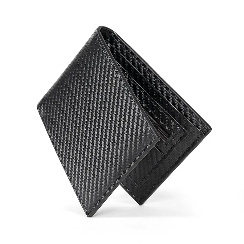 Premium Tri - Fold Wallet Made From Carbon Fibre for Men