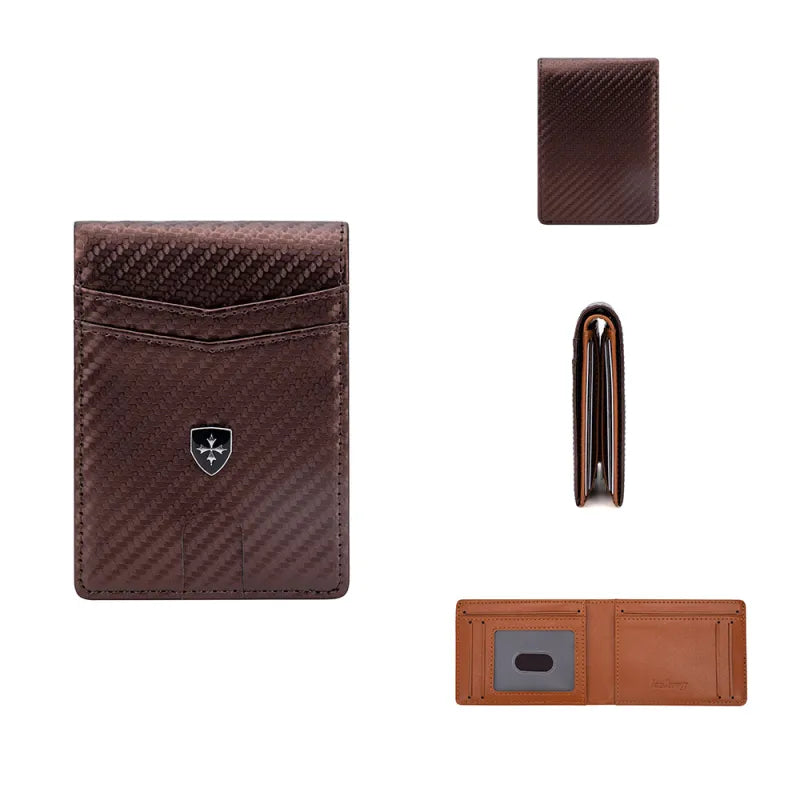 Classic Slim Leather Wallet for Men
