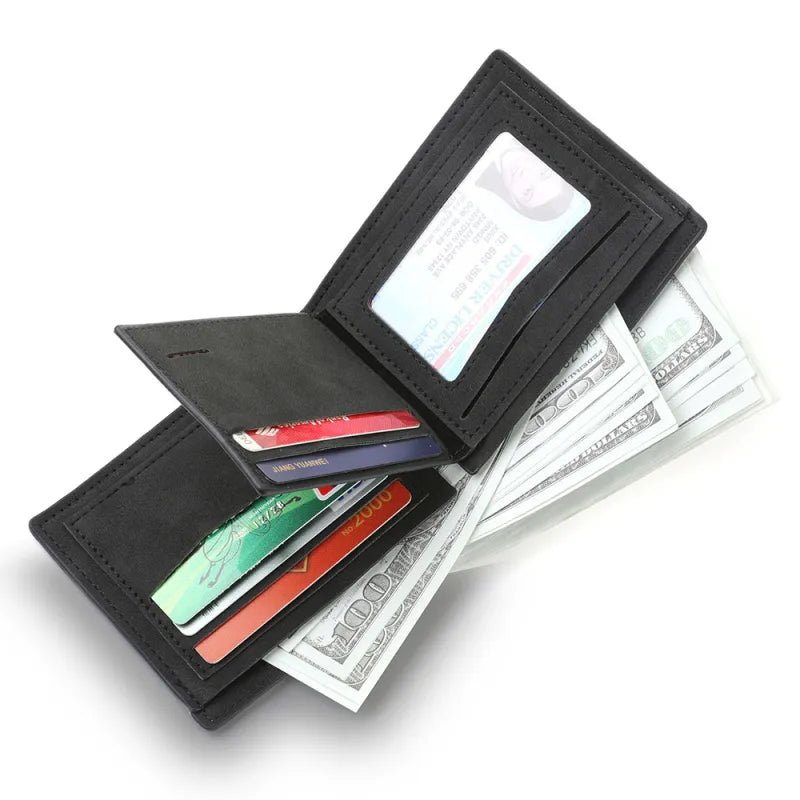 Simple Multi - Card Backpack with Bi - Fold Design