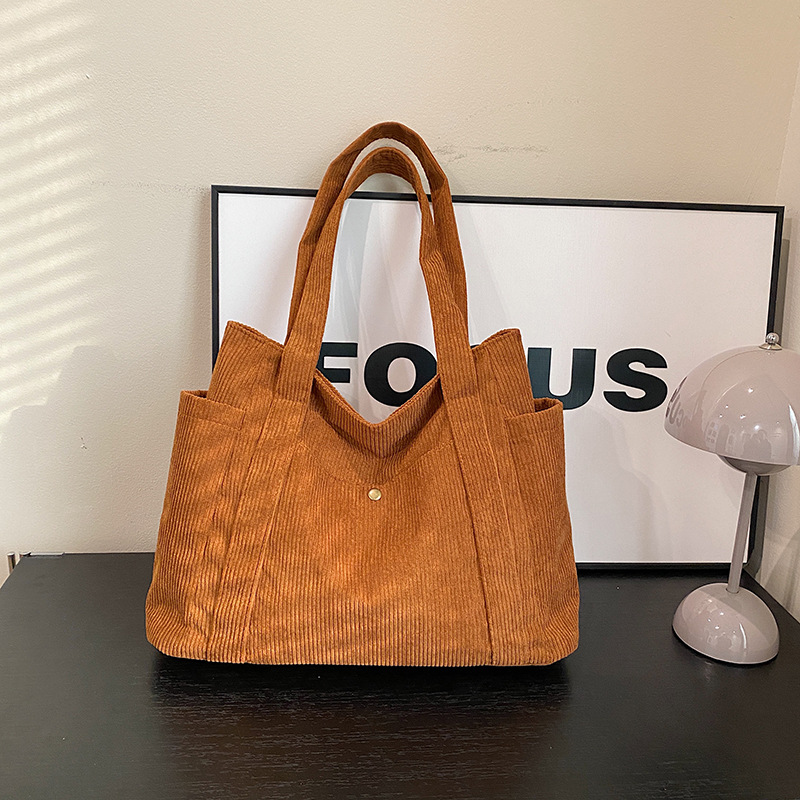 Fashionable Corduroy Bag for Every Day