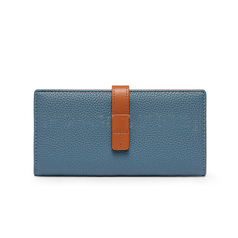 Fashion Wallet with Contrasting Colour and Compartments