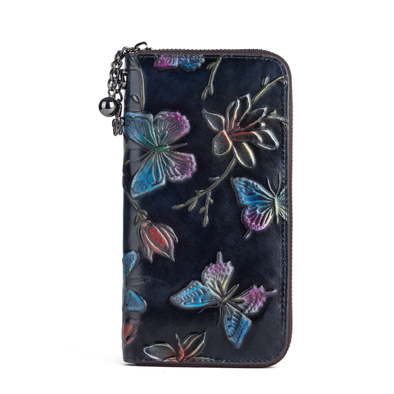 Vintage Leather Clutch for Women
