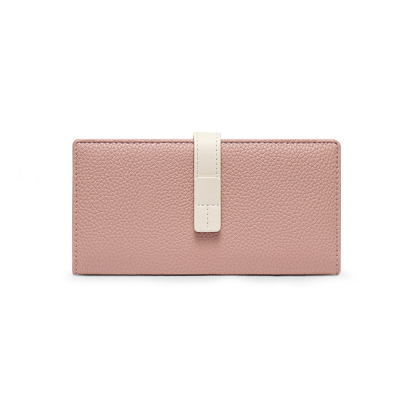 Fashion Wallet with Contrasting Colour and Compartments