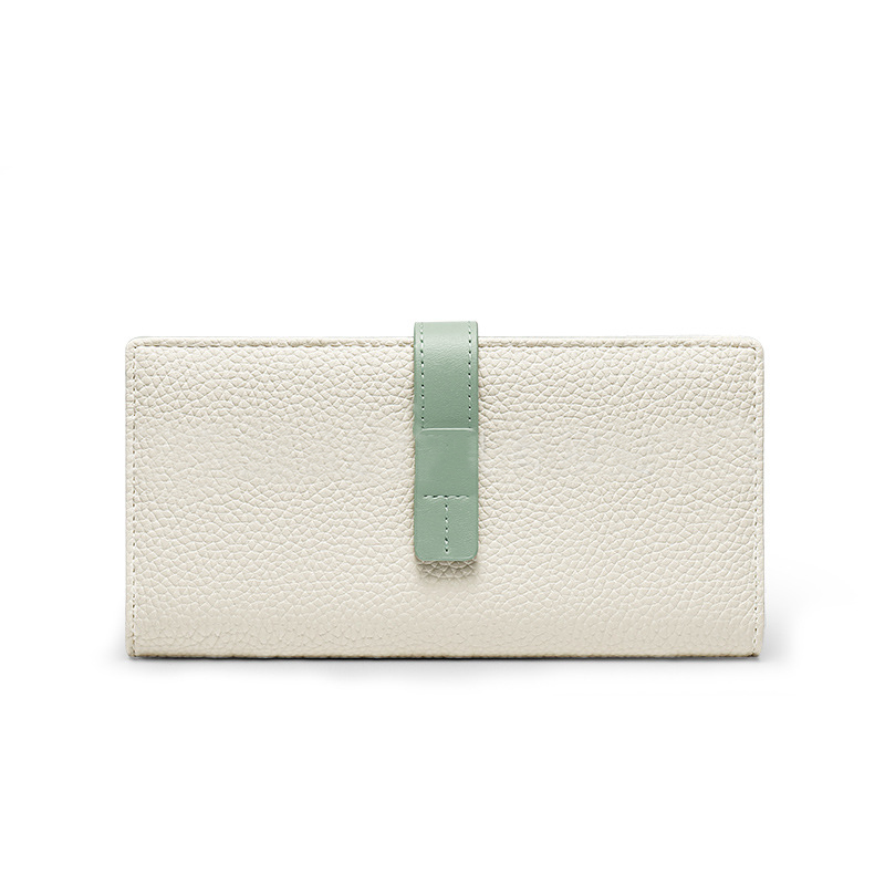 Fashion Wallet with Contrasting Colour and Compartments