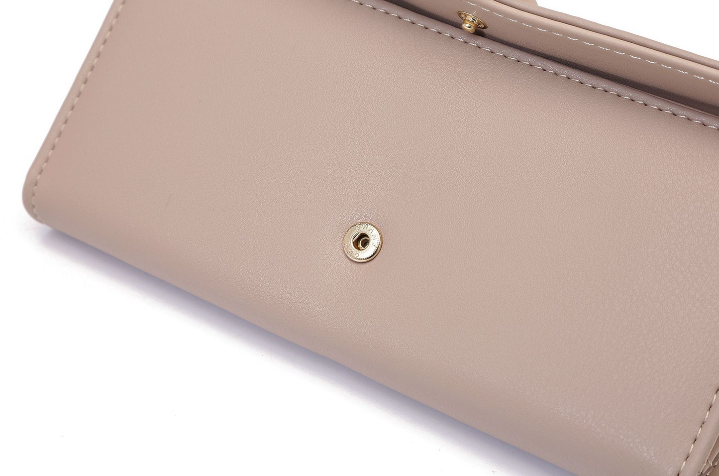 Elegant Ladies ' Clutch with Metal Buckle