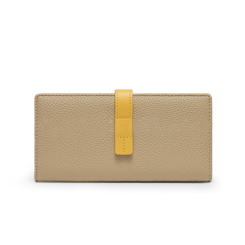 Fashion Wallet with Contrasting Colour and Compartments