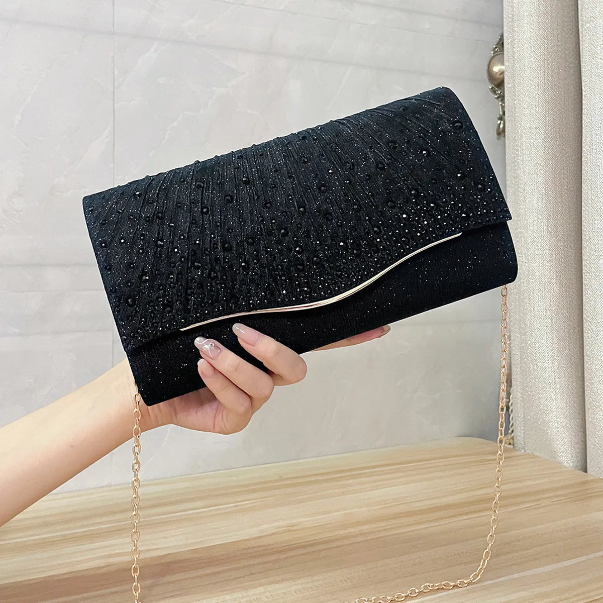 Elegant Rhinestone Evening Clutch
