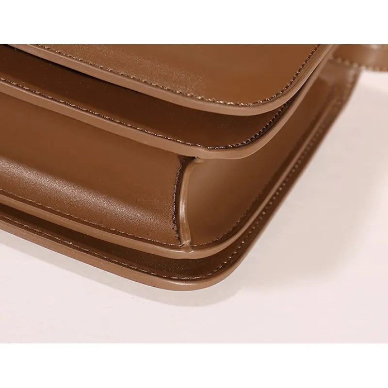 Vintage Leather Shoulder Messenger Bag