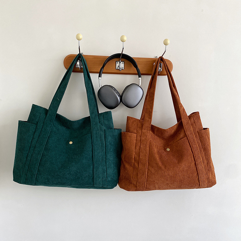 Fashionable Corduroy Bag for Every Day