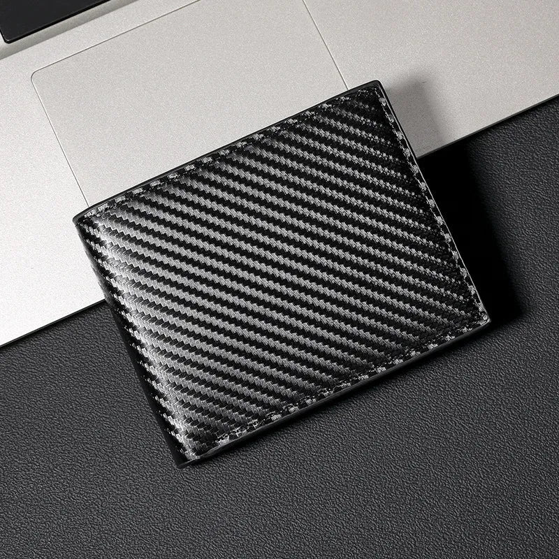 Premium Tri - Fold Wallet Made From Carbon Fibre for Men