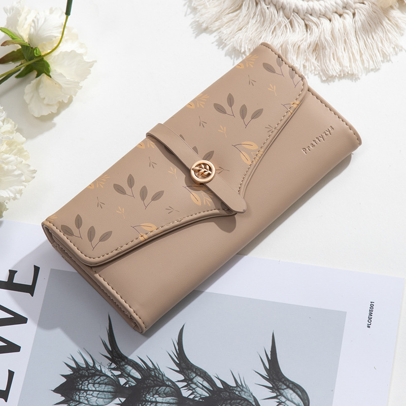 Women 's Clutch with Floral Pattern and Large Capacity