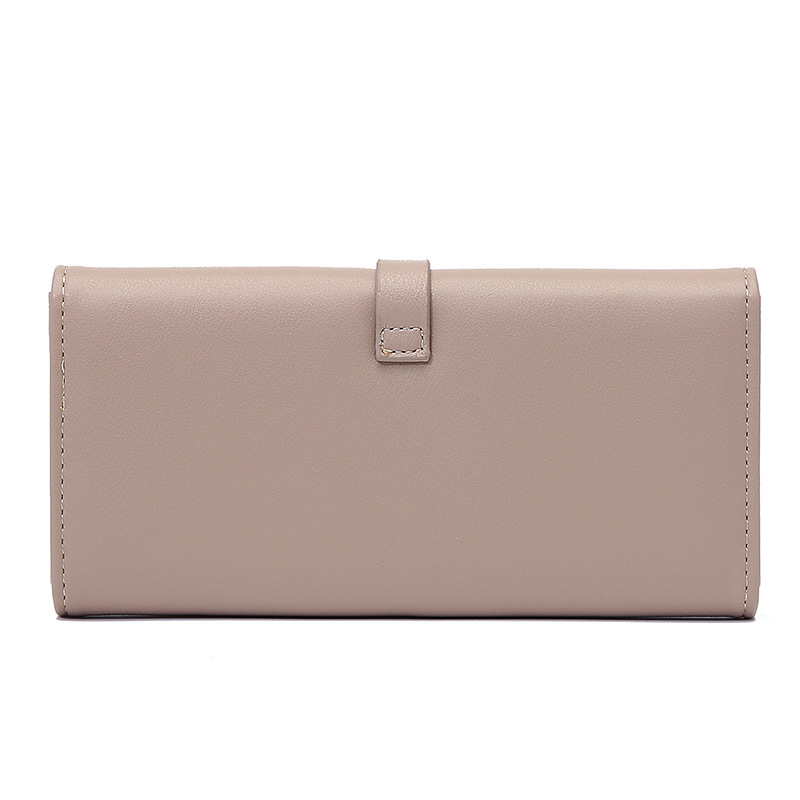Elegant Ladies ' Clutch with Metal Buckle