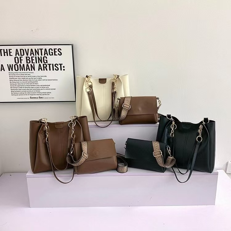 Two - Piece Shoulder Bag Set with Large Capacity