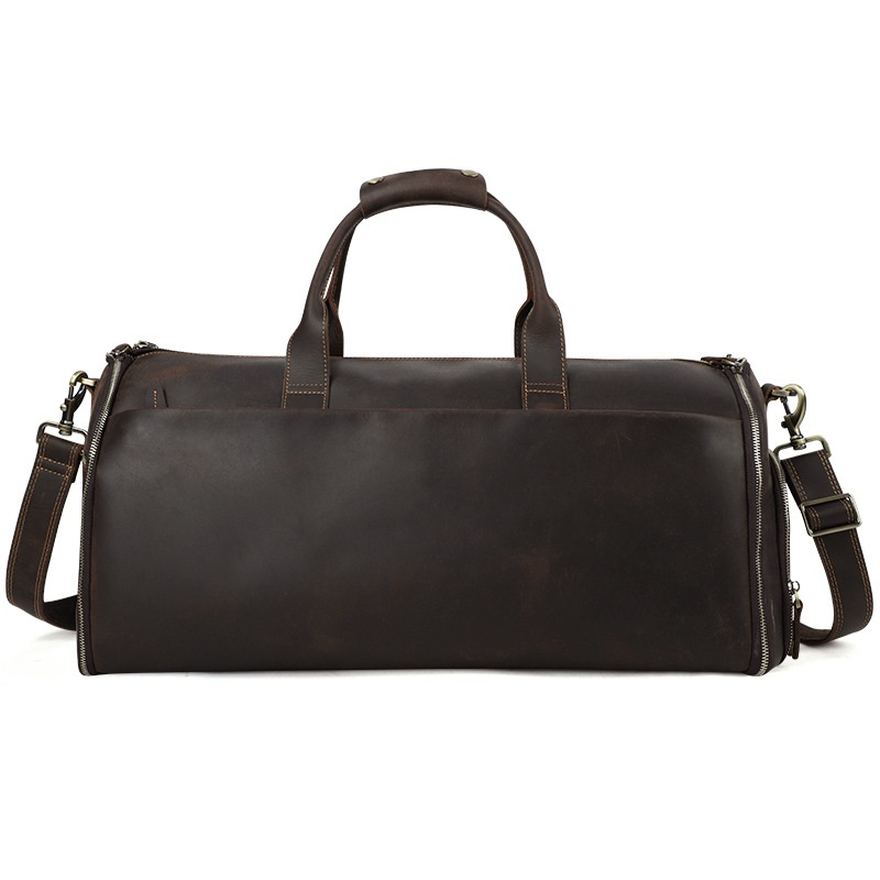 Retro Leather Travel Bag for Men