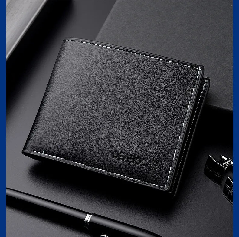 Stylish Horizontal Bi - Fold Wallet for Men