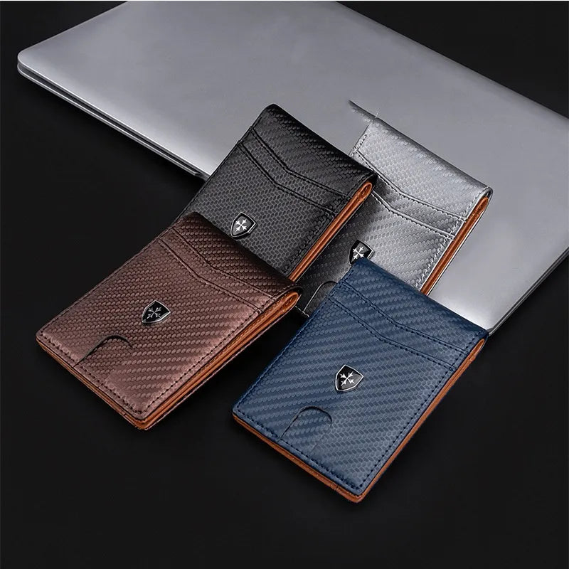 Classic Slim Leather Wallet for Men