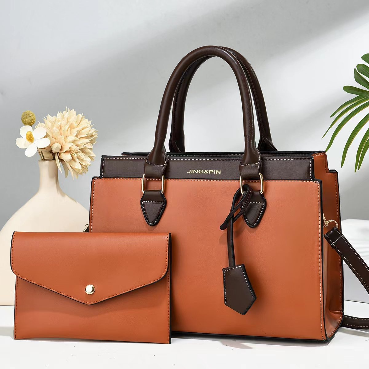 Contrasting Colour Minimalist Bag for Women