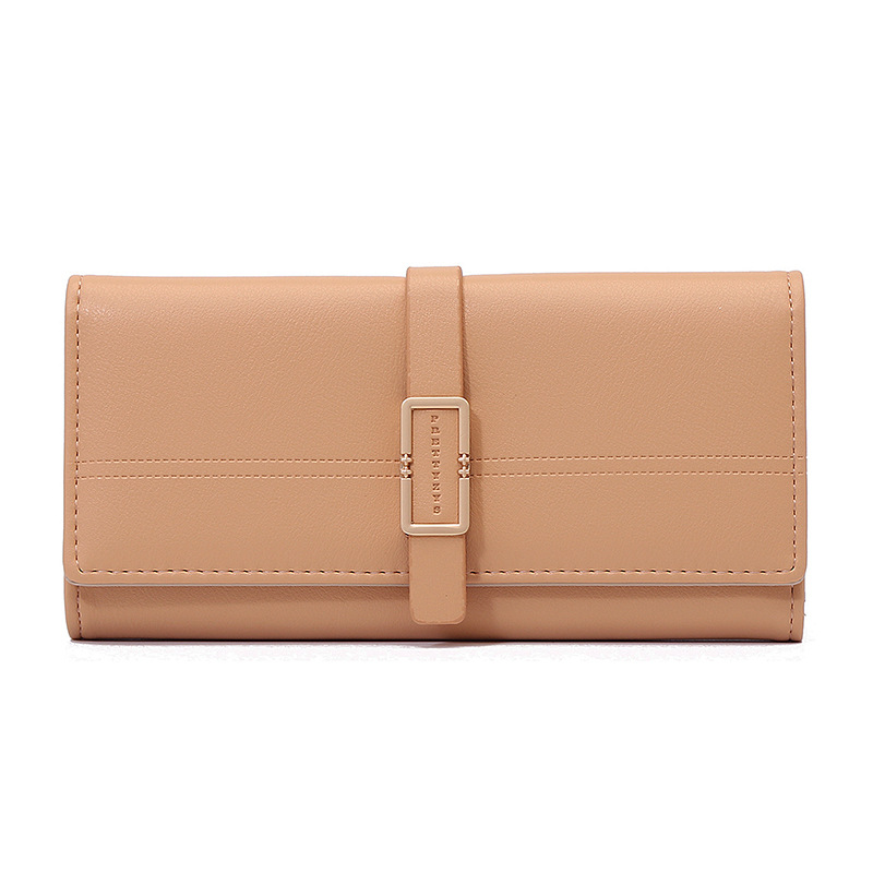 Elegant Ladies ' Clutch with Metal Buckle