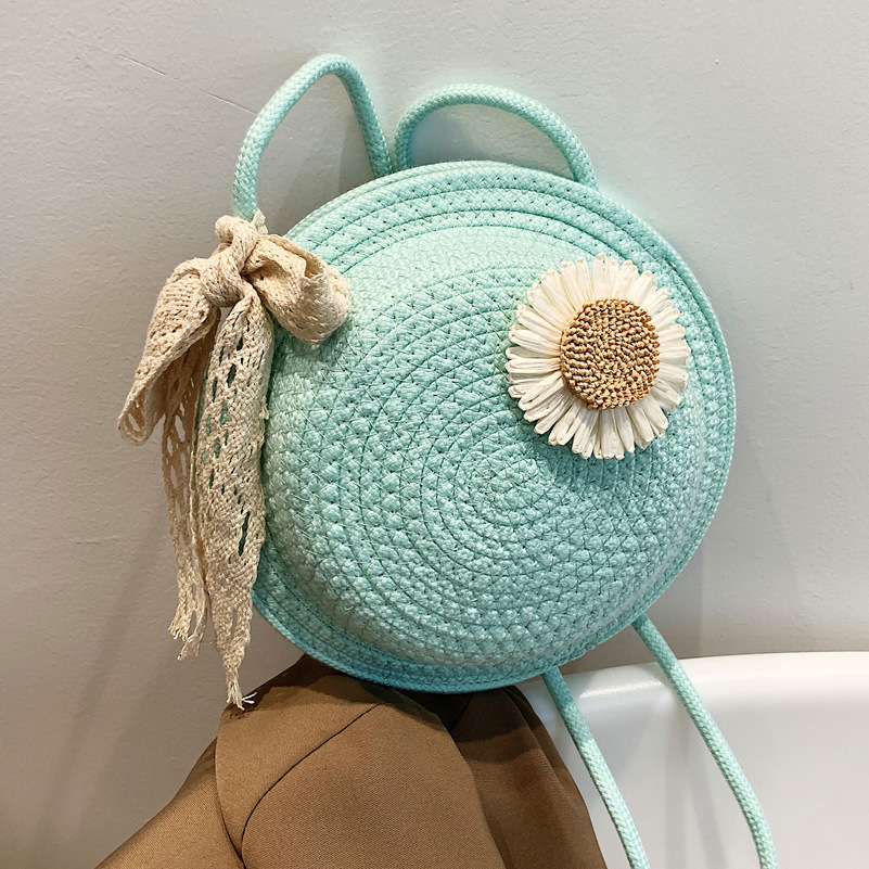 Stroy Bag with Floral Appliqué