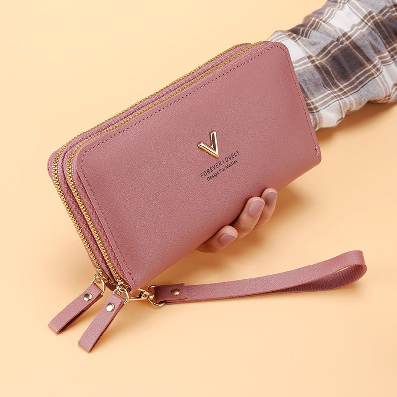 Women 's Handbag with Double Zip and Large Capacity