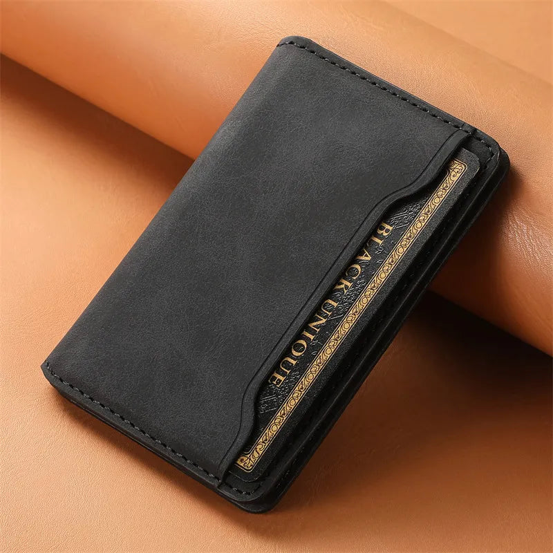 Magnetic Leather Card Clip