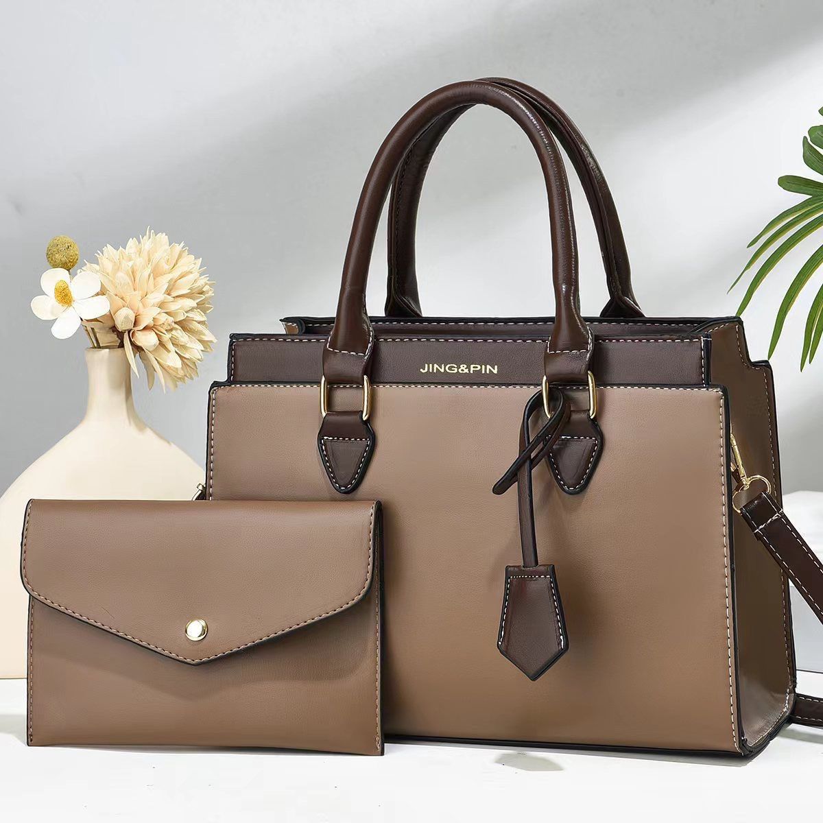 Contrasting Colour Minimalist Bag for Women