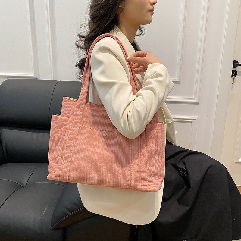 Fashionable Corduroy Bag for Every Day
