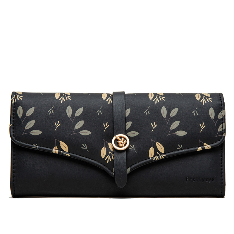 Women 's Clutch with Floral Pattern and Large Capacity