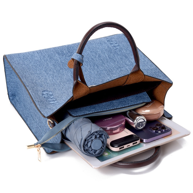 Elegant Three - Piece Handbag for Women
