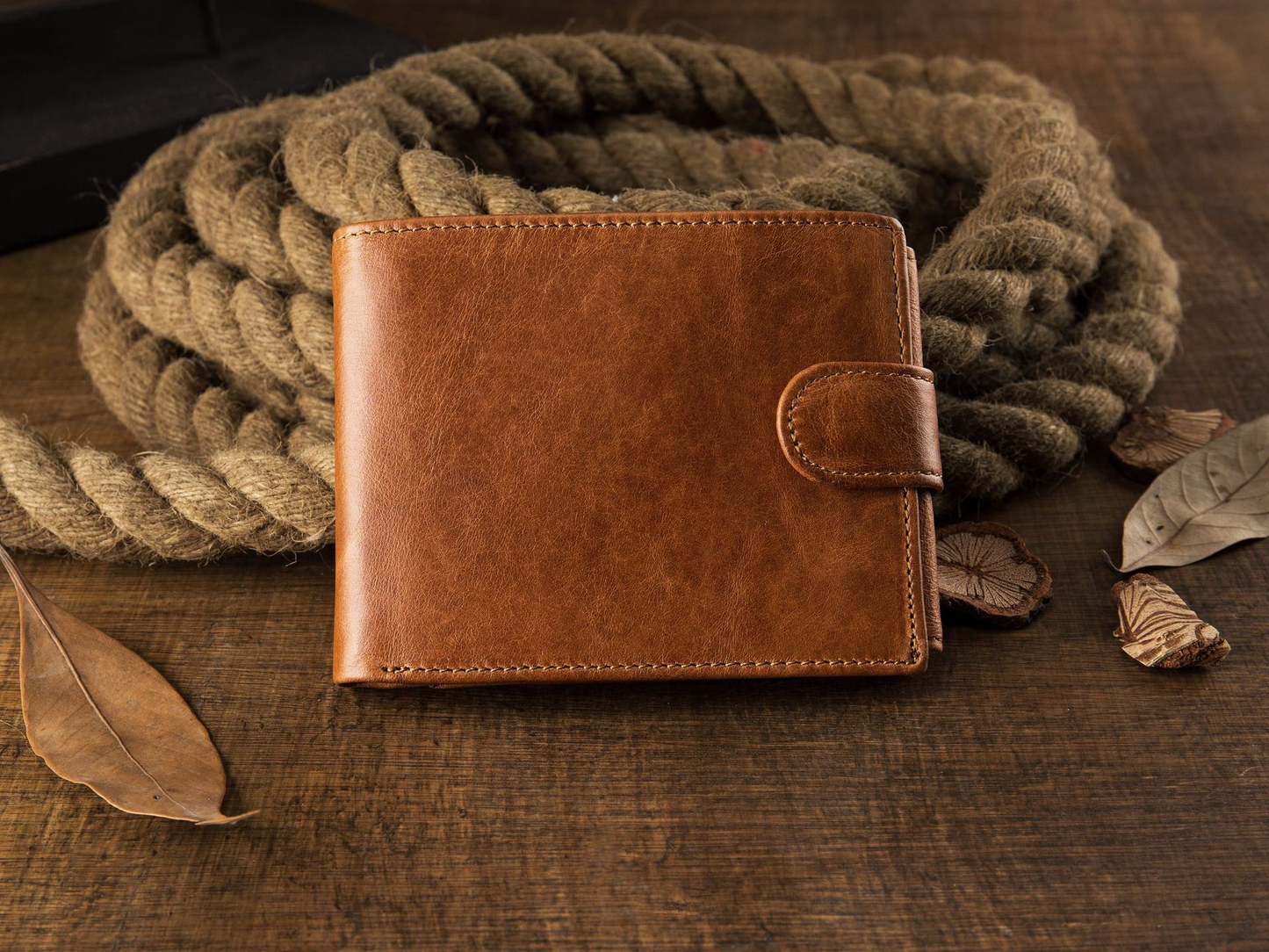 Elegant Leather Wallet for Men - Compact , Secure and Stylish