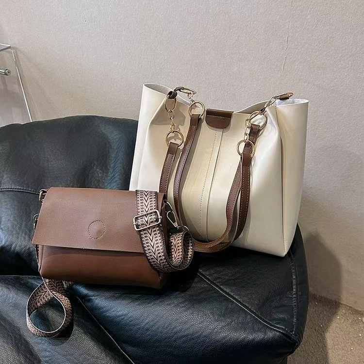 Two - Piece Shoulder Bag Set with Large Capacity