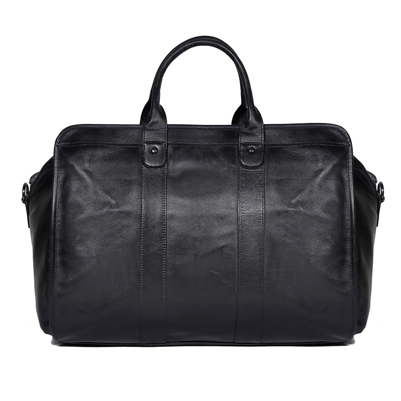 Rugged Leather Travel Bag with Large Capacity