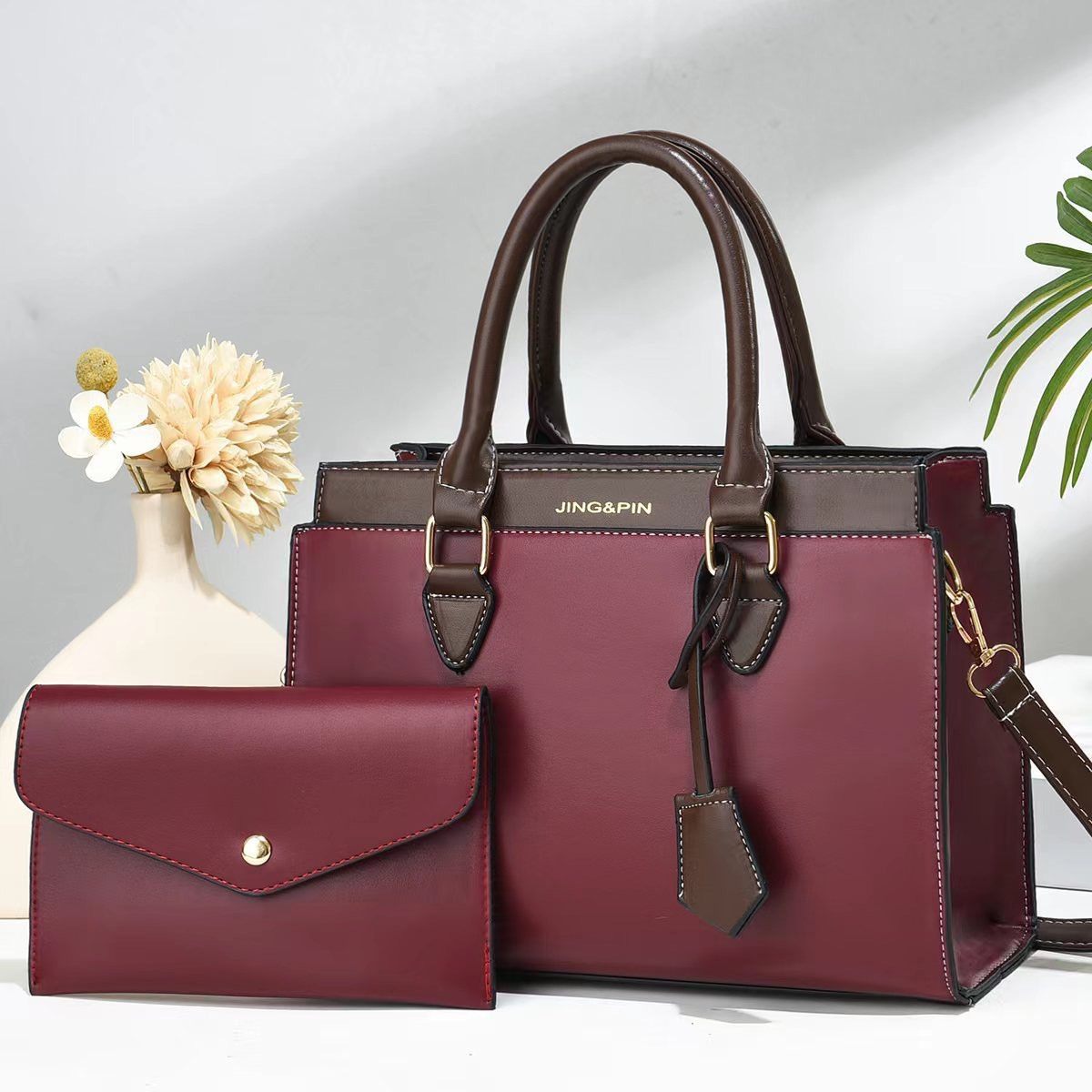 Contrasting Colour Minimalist Bag for Women