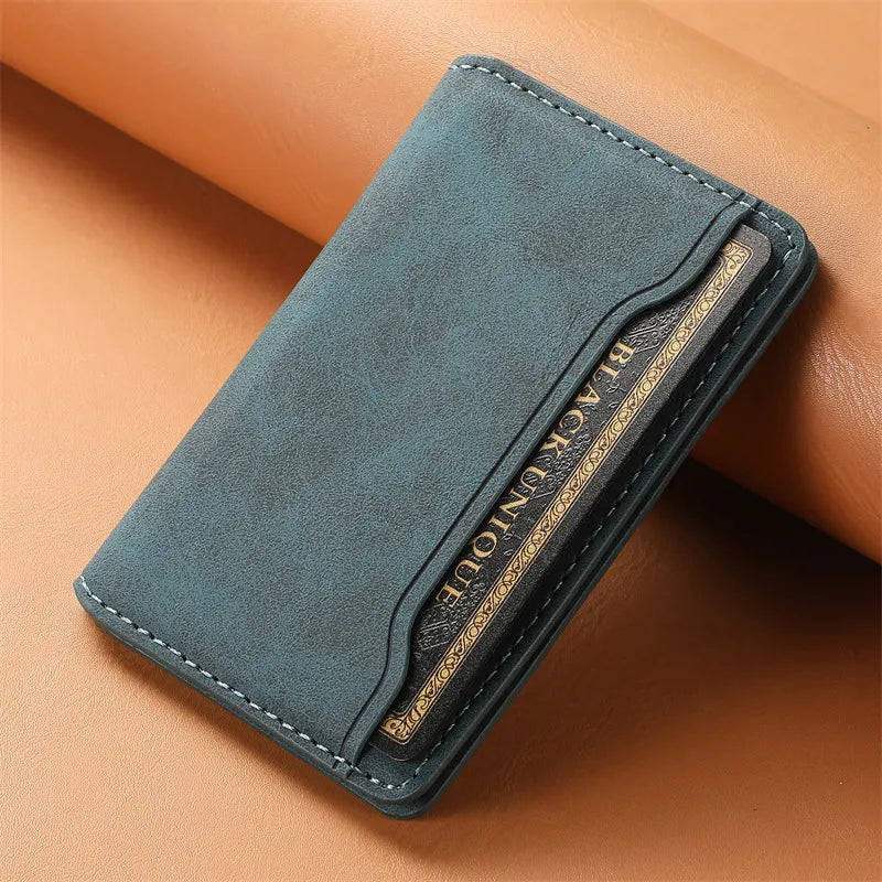 Magnetic Leather Card Clip