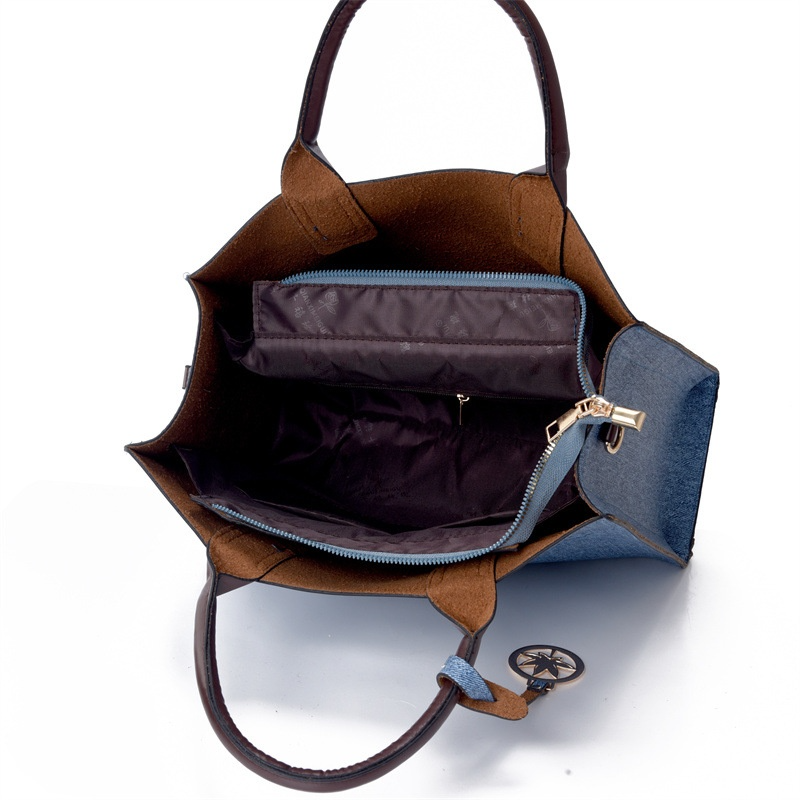 Elegant Three - Piece Handbag for Women