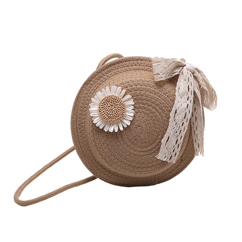 Stroy Bag with Floral Appliqué