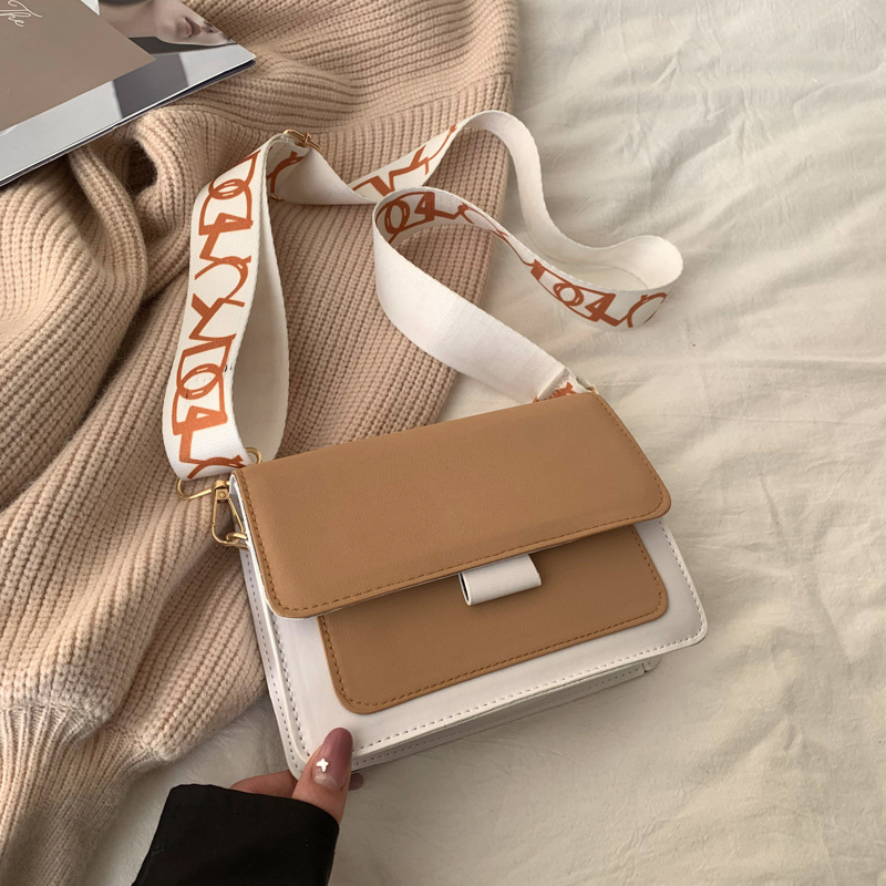 Elegant Shoulder Bag with Wide Strap