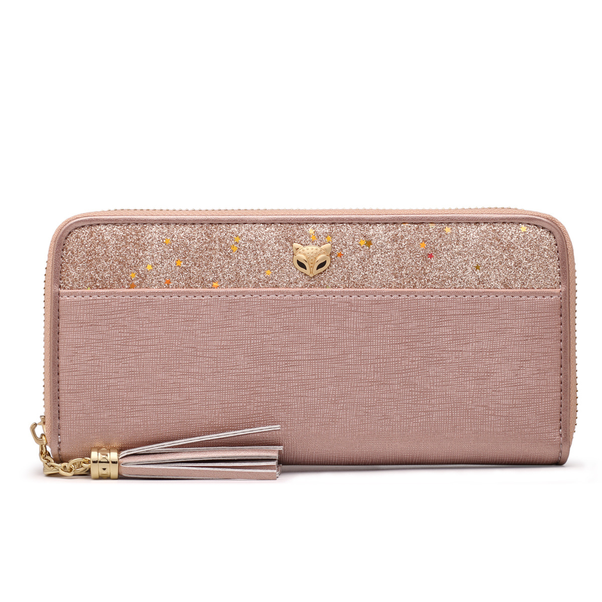 Elegant Two - Layer Leather Wallet for Women