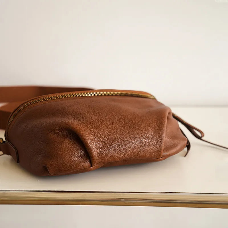 Premium Leather Saddle Bag for Ladies