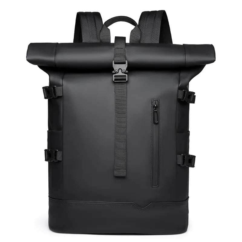 City Flex Leather Travel Backpack