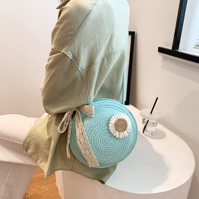 Stroy Bag with Floral Appliqué