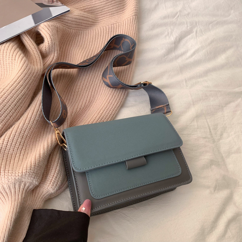 Elegant Shoulder Bag with Wide Strap