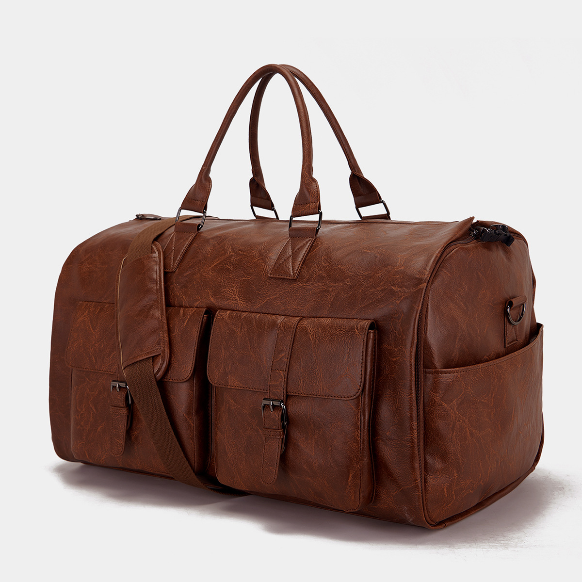 Practical Travel Bag Made From Pu Leather