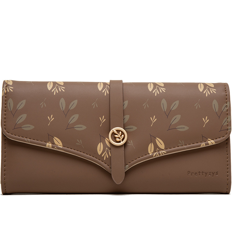 Women 's Clutch with Floral Pattern and Large Capacity