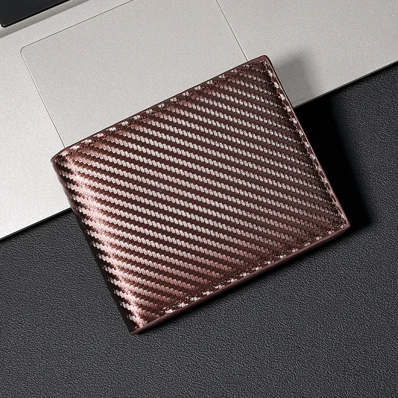 Premium Tri - Fold Wallet Made From Carbon Fibre for Men