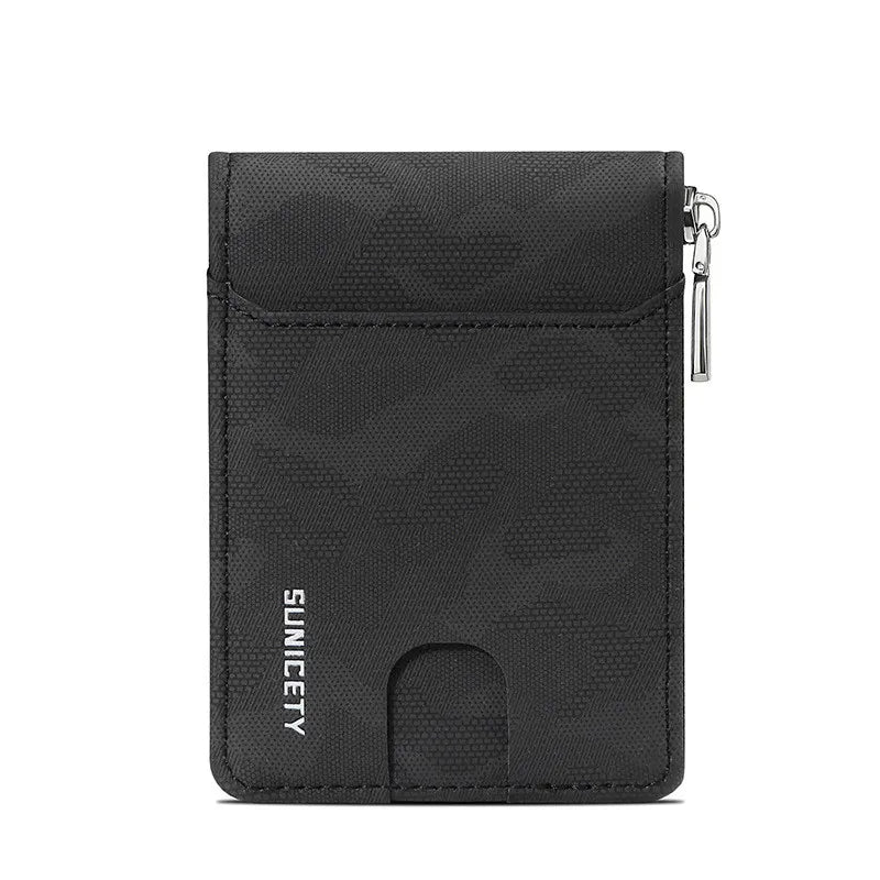 Compact Wallet with Camouflage Pattern for Men