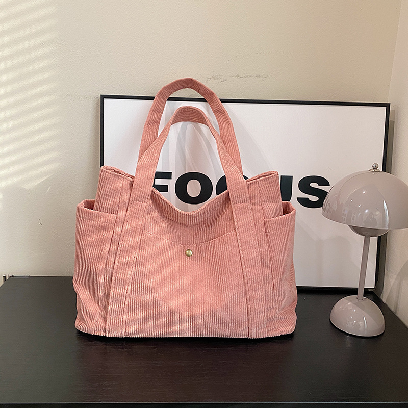 Fashionable Corduroy Bag for Every Day