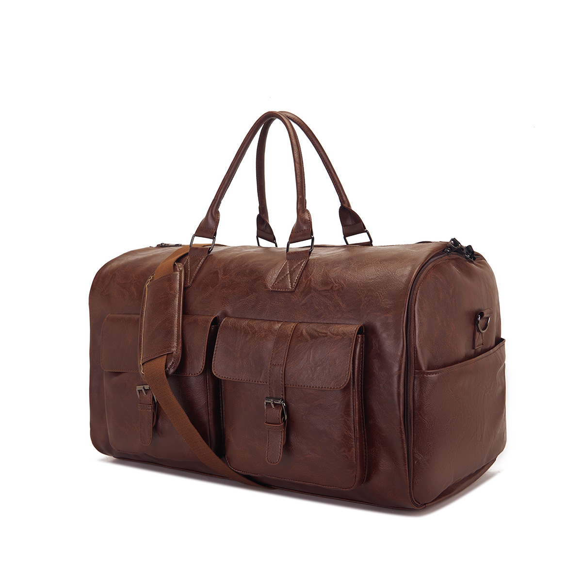 Practical Travel Bag Made From Pu Leather