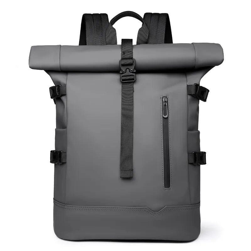 City Flex Leather Travel Backpack